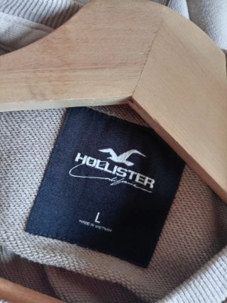 Sudadera Hollister Talla L Beige