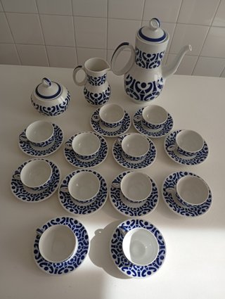 Juego de café Sargadelos 12 servicios