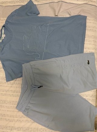 Conjunto Lacoste Azul