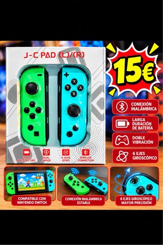 J-C PAD Mandos para Nintendo Switch