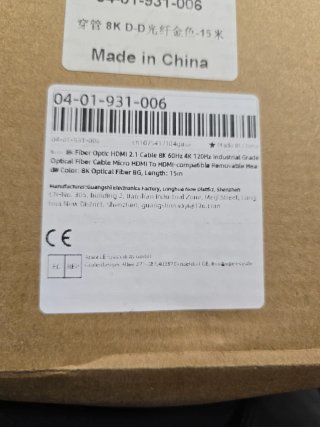 Cable HDMI Fibra Óptica Activo 15 m