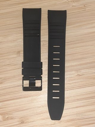 Correa de Caucho Tommy Hilfiger 22mm Negra