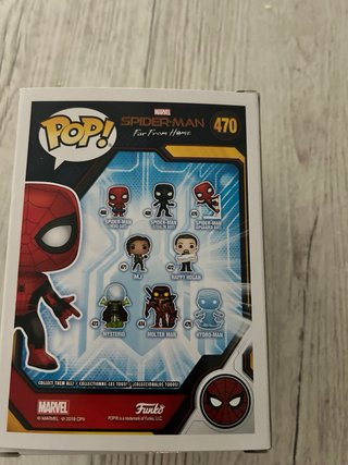 Funko Pop Spider-Man Upgraded Suit 470 (con caja)