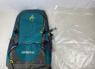 Mochila de Senderismo 65L - Gran Capacidad Verde
