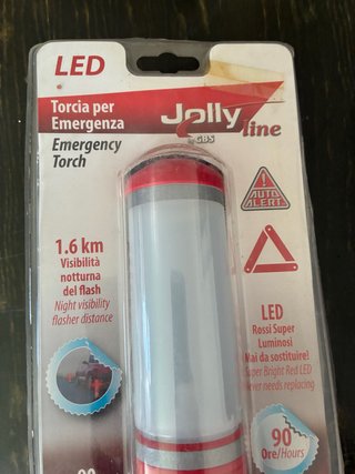 Torcia LED Emergenza Jollyline