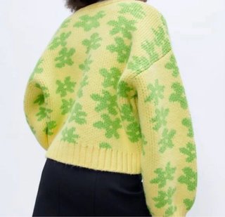Cárdigan ZARA Floral Jacquards