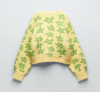 Cárdigan ZARA Floral Jacquards