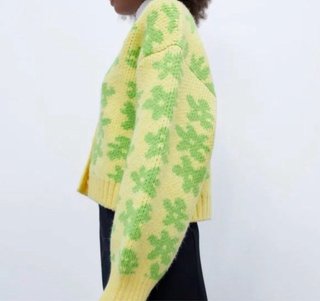 Cárdigan ZARA Floral Jacquards