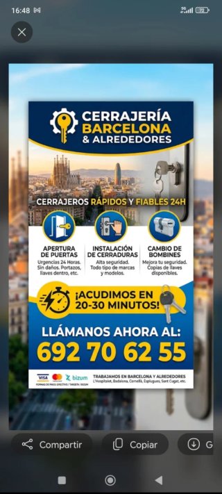 Cerrajero barcelona