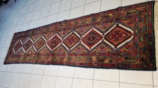 Passatoia lana artigianale 310x80cm