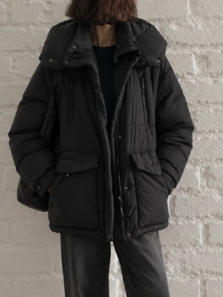 Abrigo Plumas Zara Heat Pwr Extreme Negro