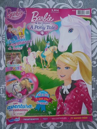 Revista Barbie y sus Hermanas en A Pony Tale Nº3