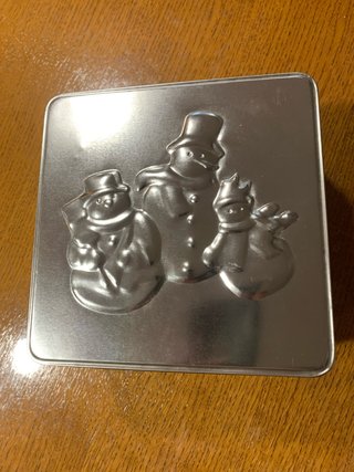 Caja de Metal Navideña