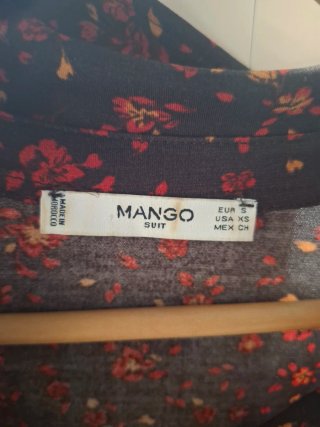 Vestido Mango Estampado Talla M