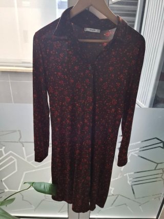 Vestido Mango Estampado Talla M