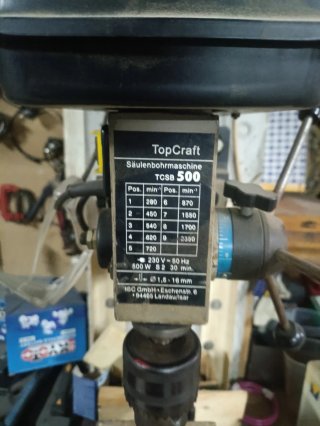 Taladro de columna TOP CRAFT TCSB 500