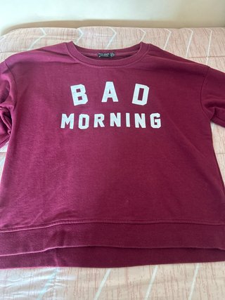 Sudadera Bershka Rojo