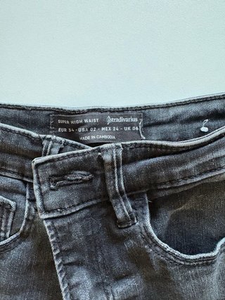 Pantalones Stradivarius Super High Waist Talla 34