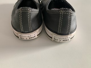 Converse All Star Piel Negra Talla 38