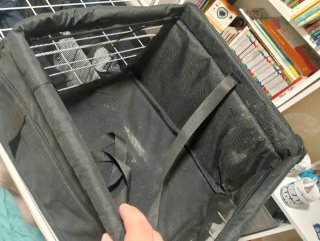 Asiento para Mascota Negro