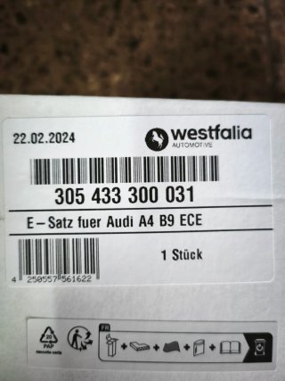 Enganche Remolque Original Audi A4/A5
