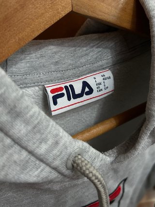 Sudadera Fila Gris con Logo