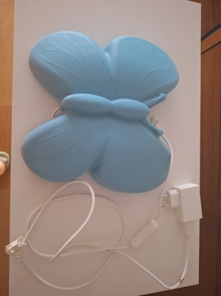 Lámpara Infantil de Pared Mariposa Azul