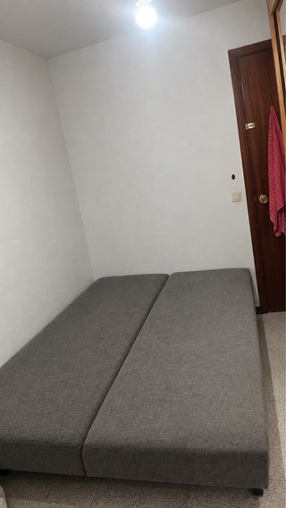 Sofá cama gris 140x190