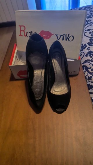 Zapatos de fiesta Rojo Vivo negros talla 39