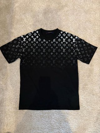 Maglietta Louis Vuitton Nera con Stampa
