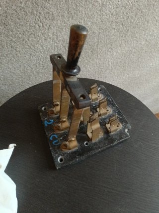 Interruptor de Cuchillas Antiguo 30 Amp VINTAGE