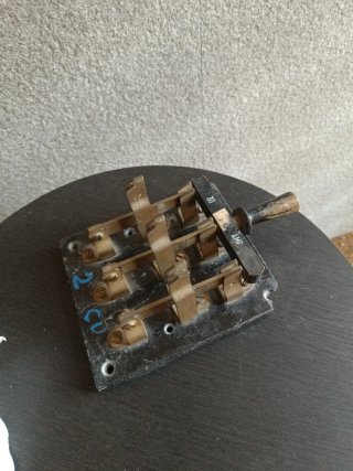 Interruptor de Cuchillas Antiguo 30 Amp VINTAGE