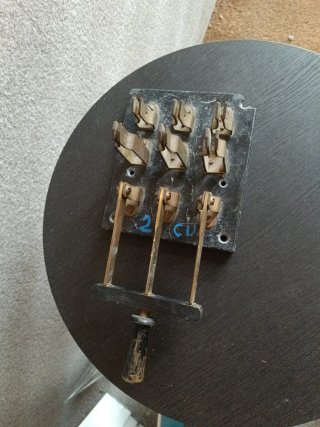 Interruptor de Cuchillas Antiguo 30 Amp VINTAGE