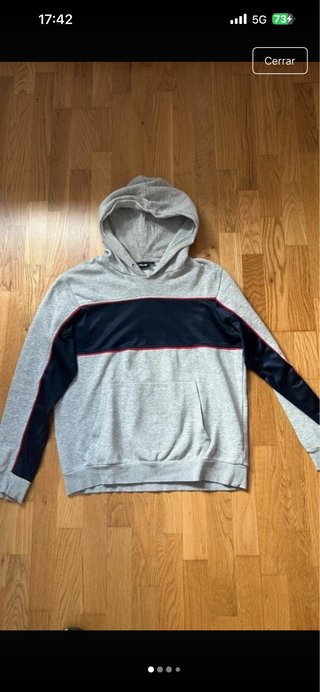 Sudadera Fila Unisex Gris y Azul