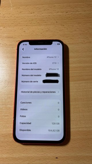 iPhone 12 128GB Rojo