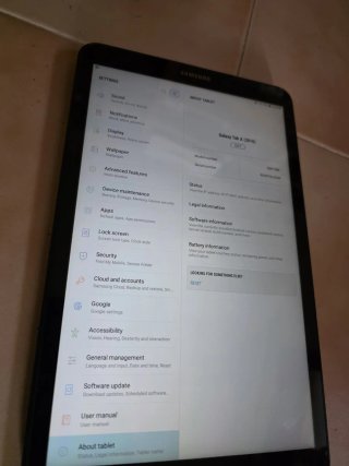 Samsung Galaxy Tab A (2016) Negro