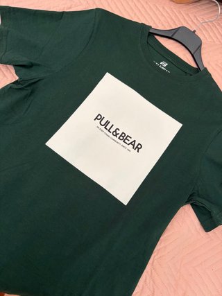Camiseta Pull&Bear verde