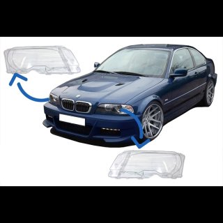 Tulipas cristal de faros BMW Serie 3 E46 Coupe y C