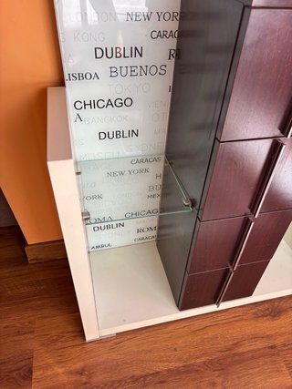Mueble de entrada con espejo