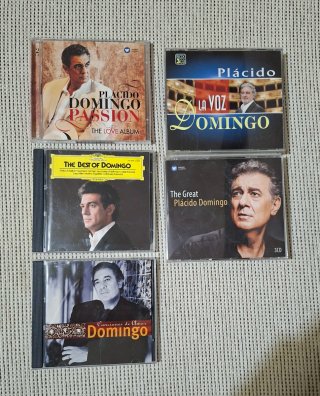 Lote 10 CDs Plácido Domingo Clásica/Ópera