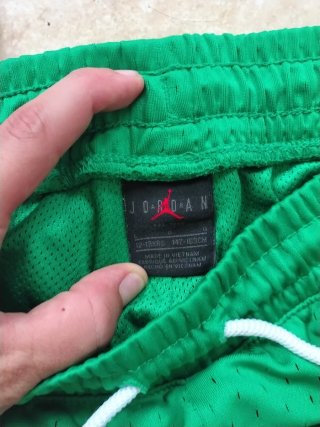 Pantalones Cortos Jordan Niños Talla M Verde