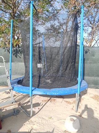 Cama Elástica con Red de Seguridad
