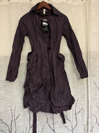 Vestido Impermeable Morado Talla M