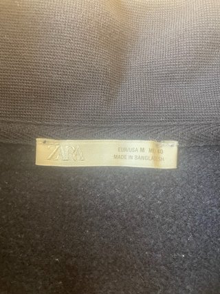 Sudadera Zara Azul Marino con Cremallera