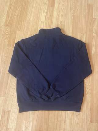 Sudadera Zara Azul Marino con Cremallera