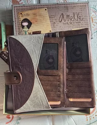 Cartera Anekke Grande con Etiquetas y Caja (NUEVA)
