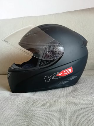 Casco Integral AGV K3 Negro Mate