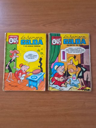 Lote 2 cómics de Las Hermanas Gilda. Colección Olé