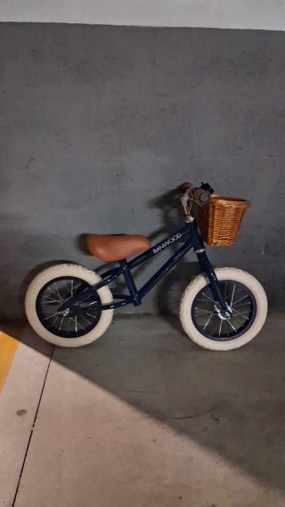 Bicicleta sin pedales Banwood azul