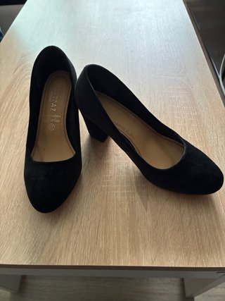 Zapatos de Tacón Negros Marypaz Talla 37